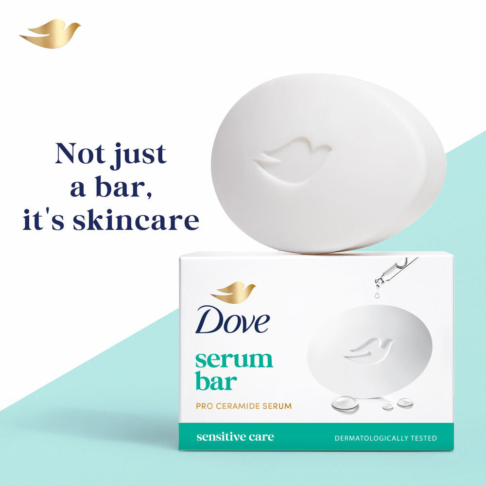 Dove Advanced Sensitive Care Bar With Ceramide & Nutrient Cream, 375g Buy at Indicrest Image 3