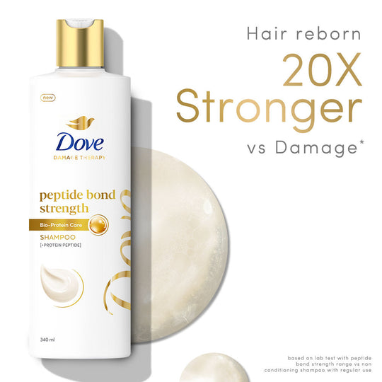 Dove Peptide Bond Strength Shampoo, 340ml Buy at Indicrest