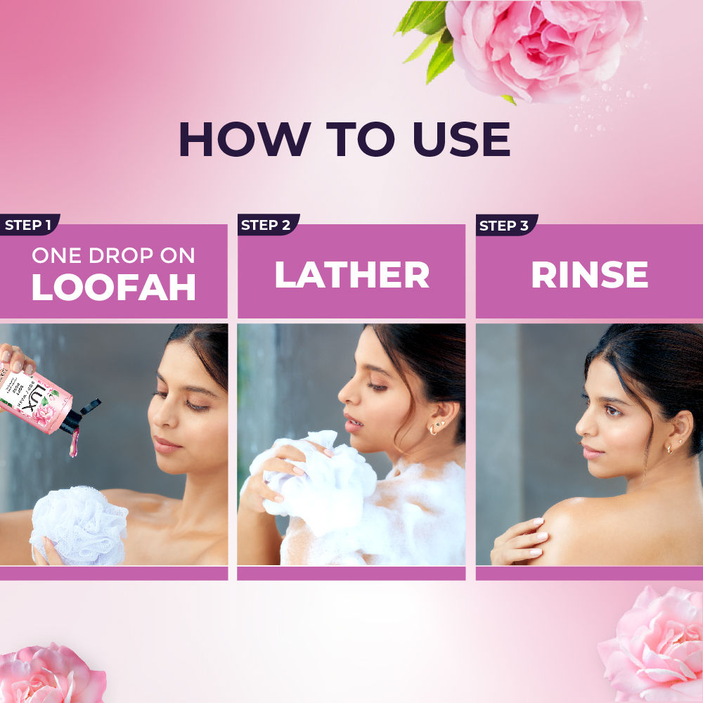 Lux French Rose Fragrance And Almond Oil Bodywash, 245ml Buy at Indicrest Image 8