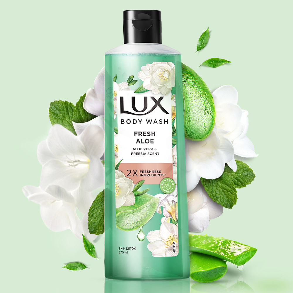 Lux Freesia Fresh Aloe Vera Bodywash Shower Gel, 245ml Buy at Indicrest
