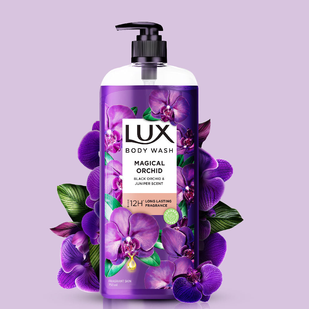 Lux Body Wash With Fragrant Skin Black Orchid Scent & Juniper Scent, 750ml Buy at Indicrest