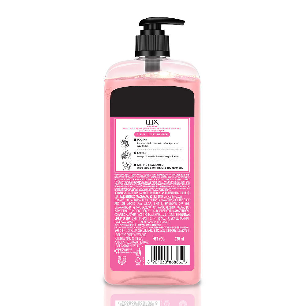 Lux Body Wash, Super Saver XL Pump With Soft Skin French Rose & Almond Oil, 750ml Buy at Indicrest Image 10