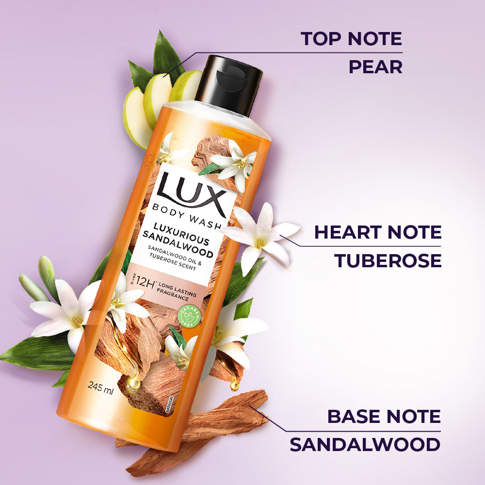 Lux Luxurious Sandalwood Body Wash, 245ml Buy at Indicrest Image 5