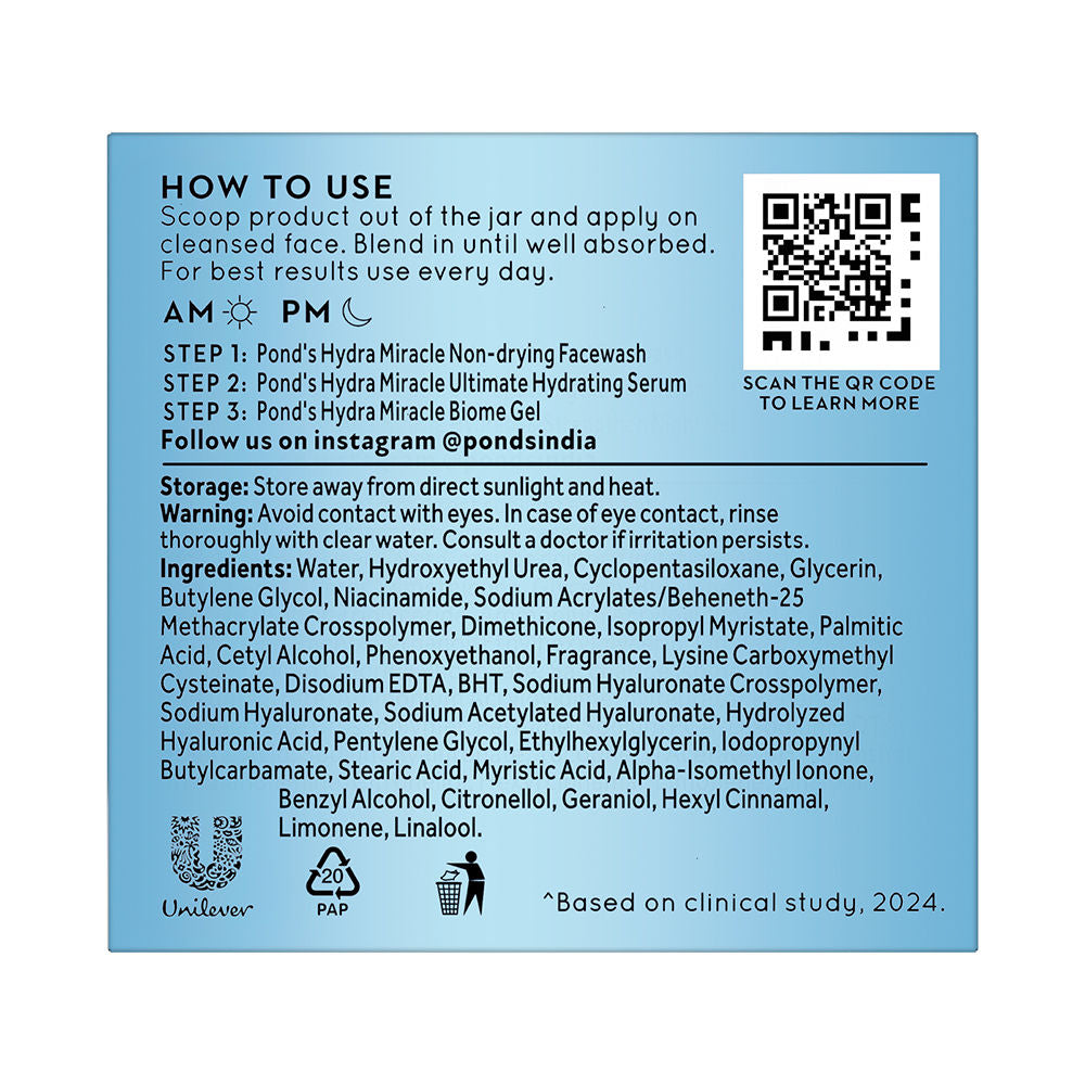 Pond’s Ultra Light Biome Gel With Cera - Hyamino, 50g Buy at Indicrest Image 12