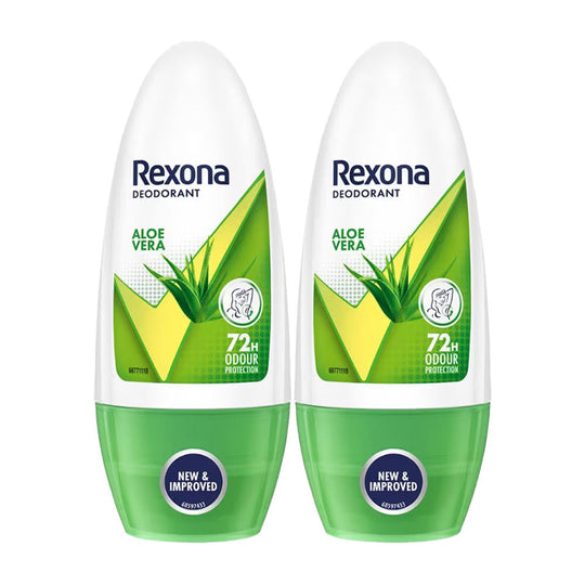 Rexona Aloe Vera Underarm Roll On Deodorant For Women (Pack of 2), 2 pieces Buy at Indicrest