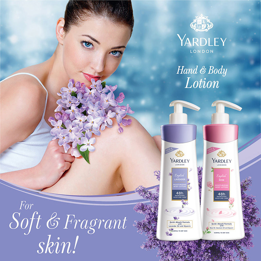 Yardley London English Rose Moisturising Body Lotion, 400ml Buy at Indicrest Image 5