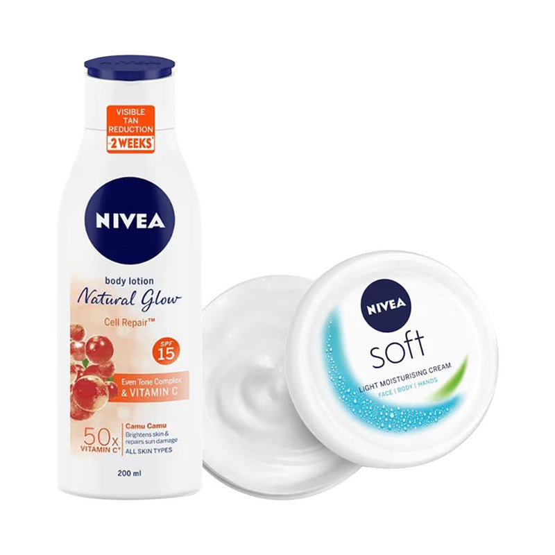 Nivea Bestselling- Summer Face & Body Care Combo, 2 pieces Buy at Indicrest