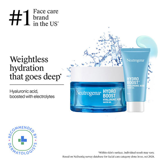 Neutrogena Summer Hydrating Gel Home + Travel Combo With Hyaluronic Acid For 72 Hours Hydration