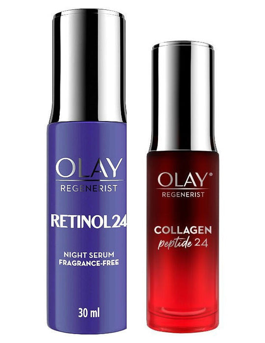 Olay Collagen & Retinol Day & Night Super Serum Combo, 2 pieces Buy at Indicrest