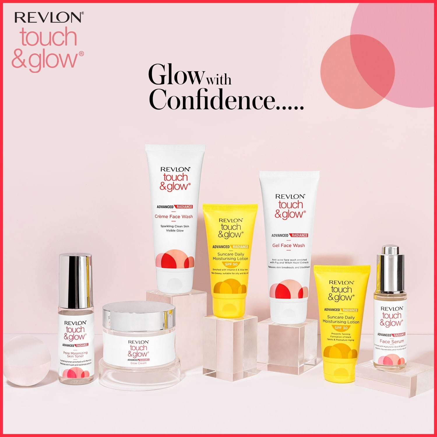 Revlon Touch and Glow Advanced Radiance Suncare Daily Moisturizing Lotion SPF50, 50g - Image 9 - Buy from Indicrest