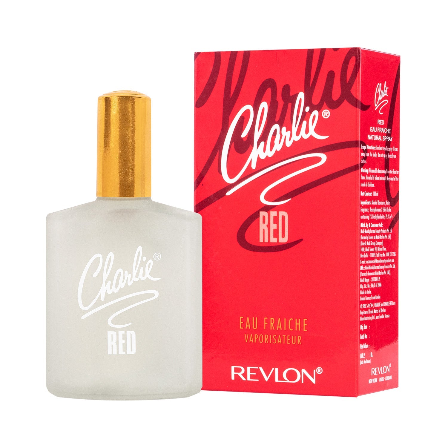 Revlon Charlie Red EDT Perfume, 100ml - Buy from Indicrest