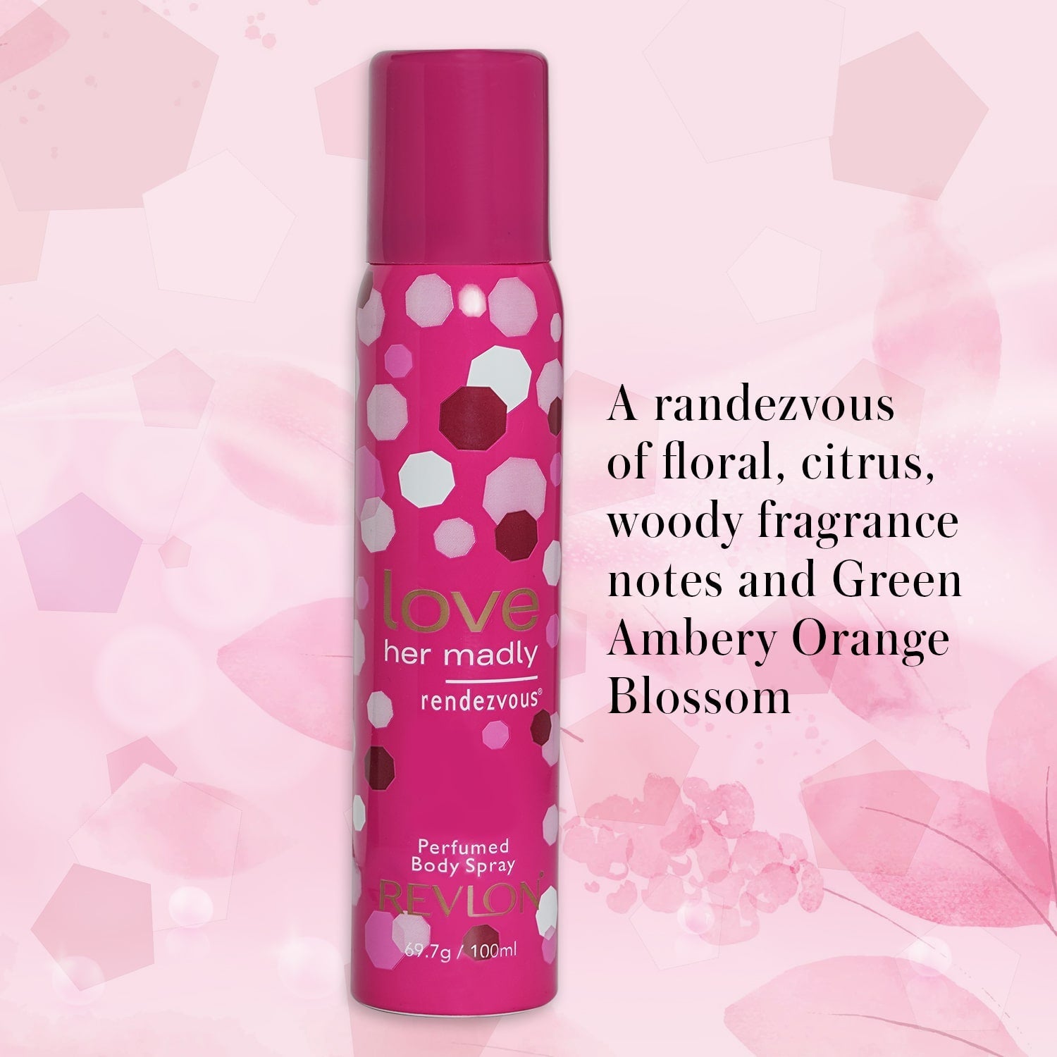 Revlon Love Her Madly Rendezvous Perfumed Body Spray, 100ml - Image 3 - Buy from Indicrest