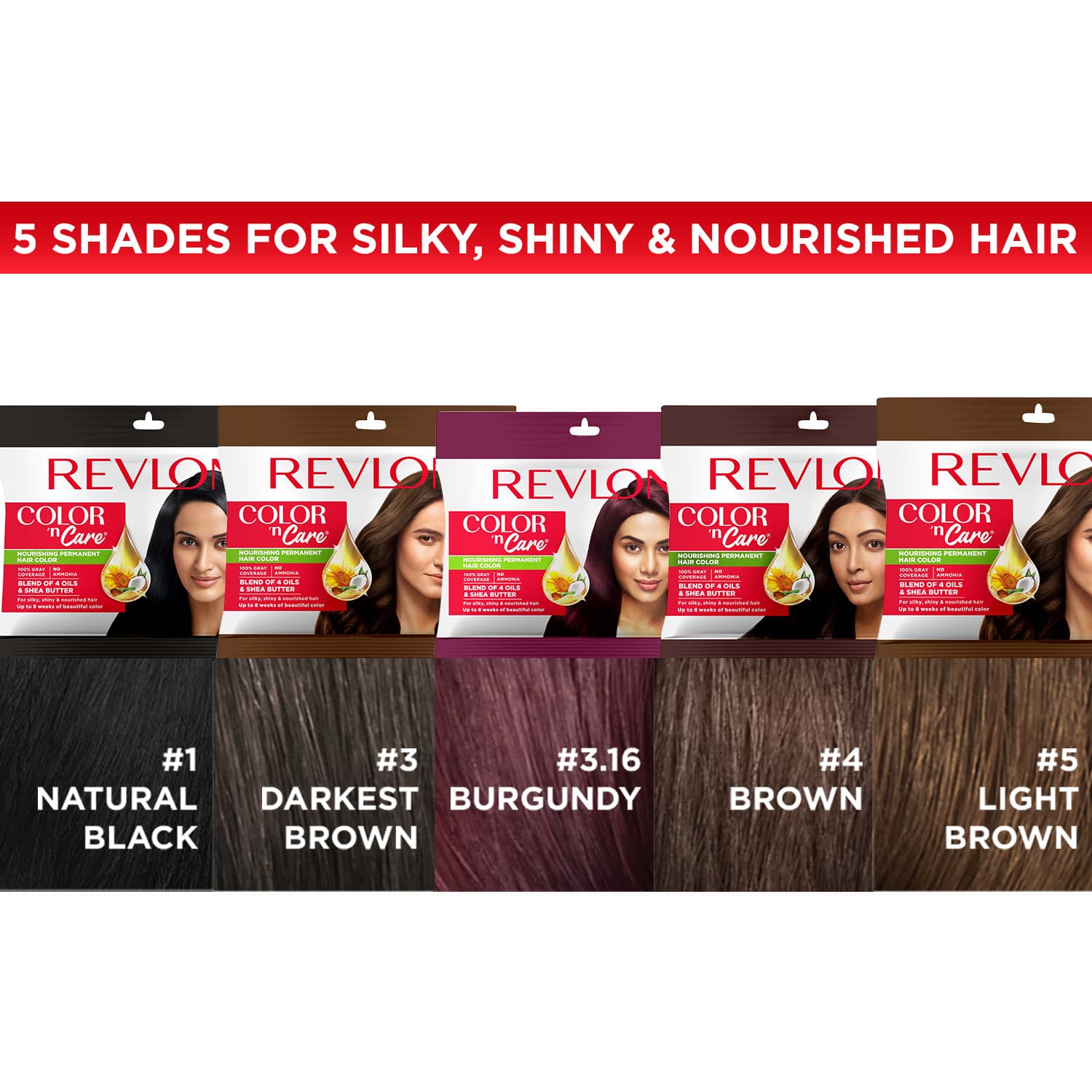 Revlon Color N Care Hair Color Sachet, 4 Brown - Image 6 - Buy from Indicrest