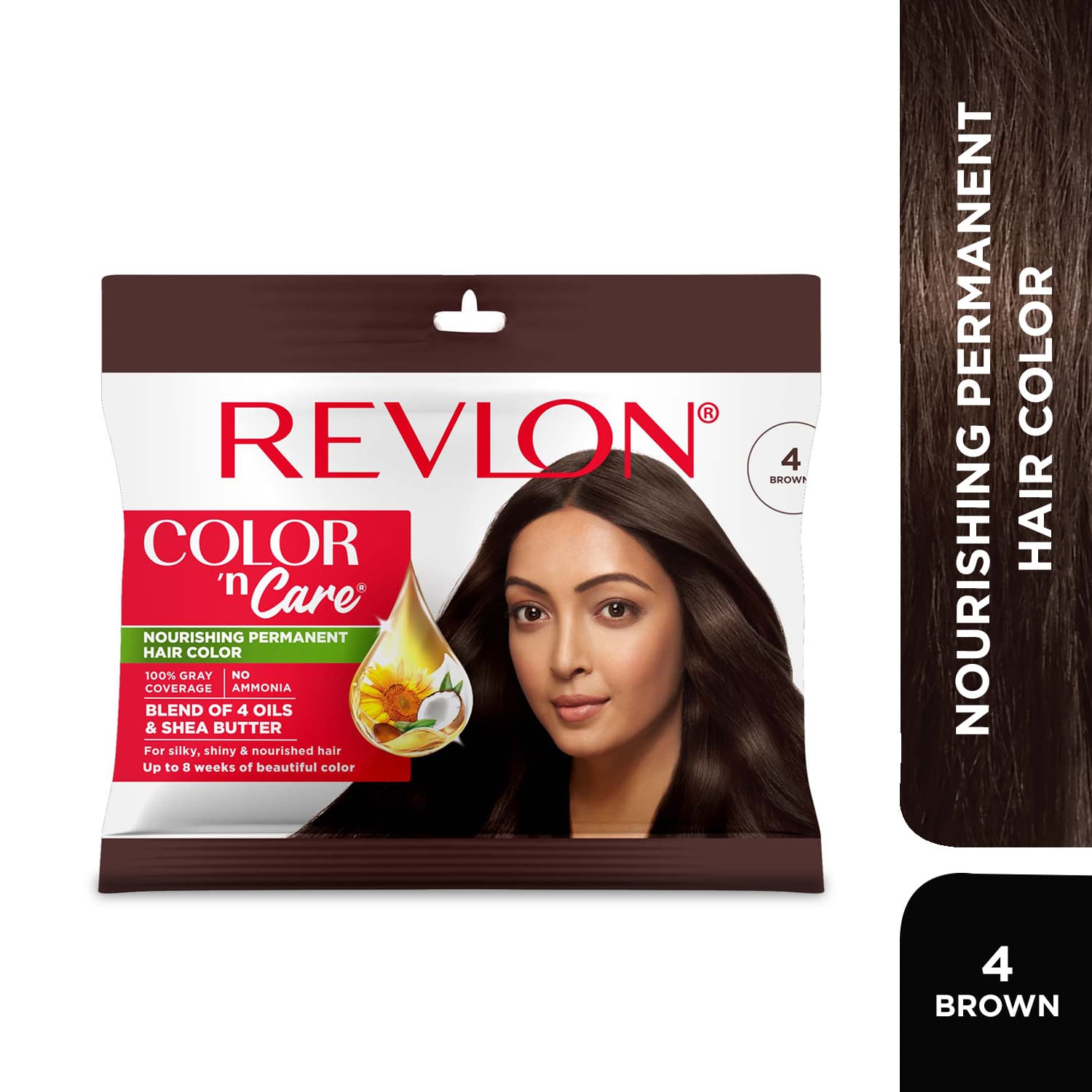 Revlon Color N Care Hair Color Sachet, 4 Brown - Buy from Indicrest