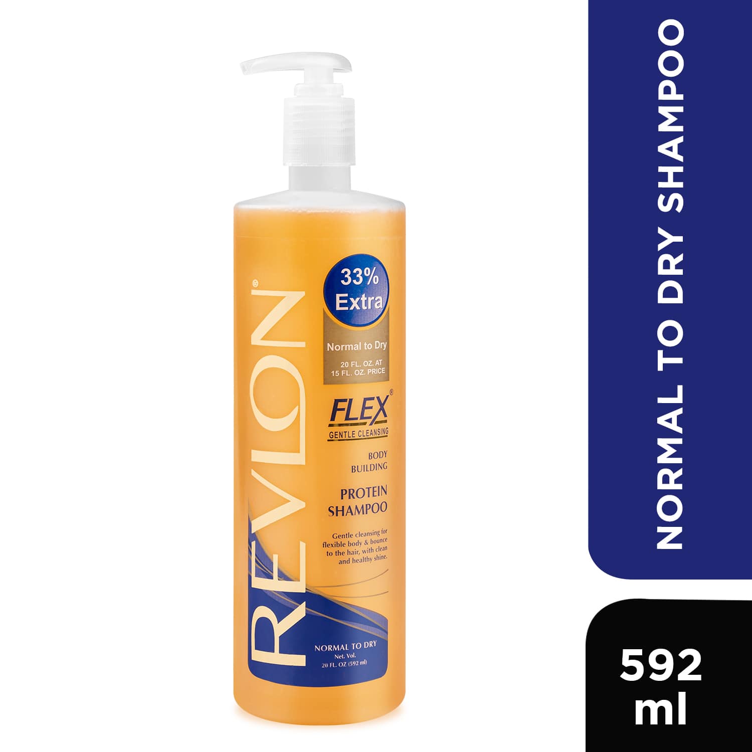 Revlon Flex Body Building Protein Shampoo - Restage (Normal/Dry), 592ml - Image 2 - Buy from Indicrest
