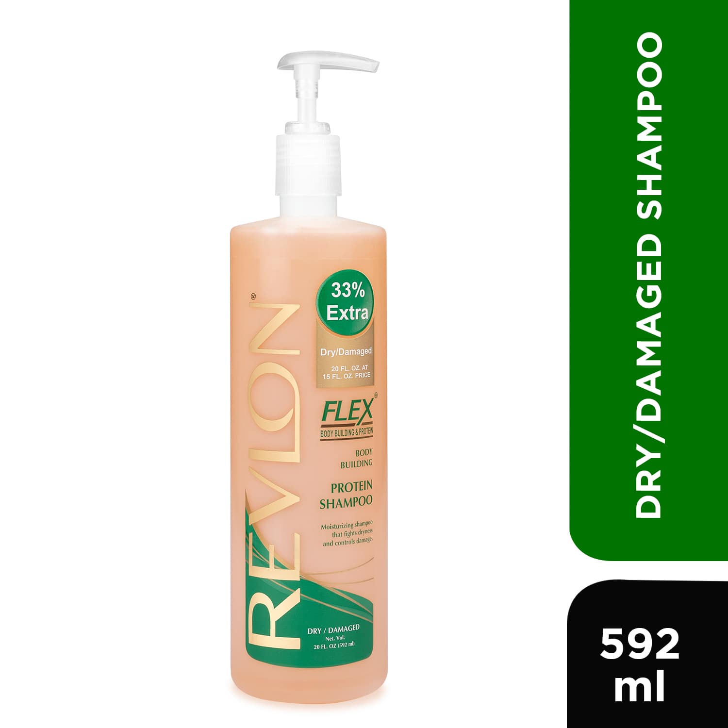 Revlon Flex Protein Shampoo – For Dry and Damaged Hair, 592ml - Image 2 - Buy from Indicrest