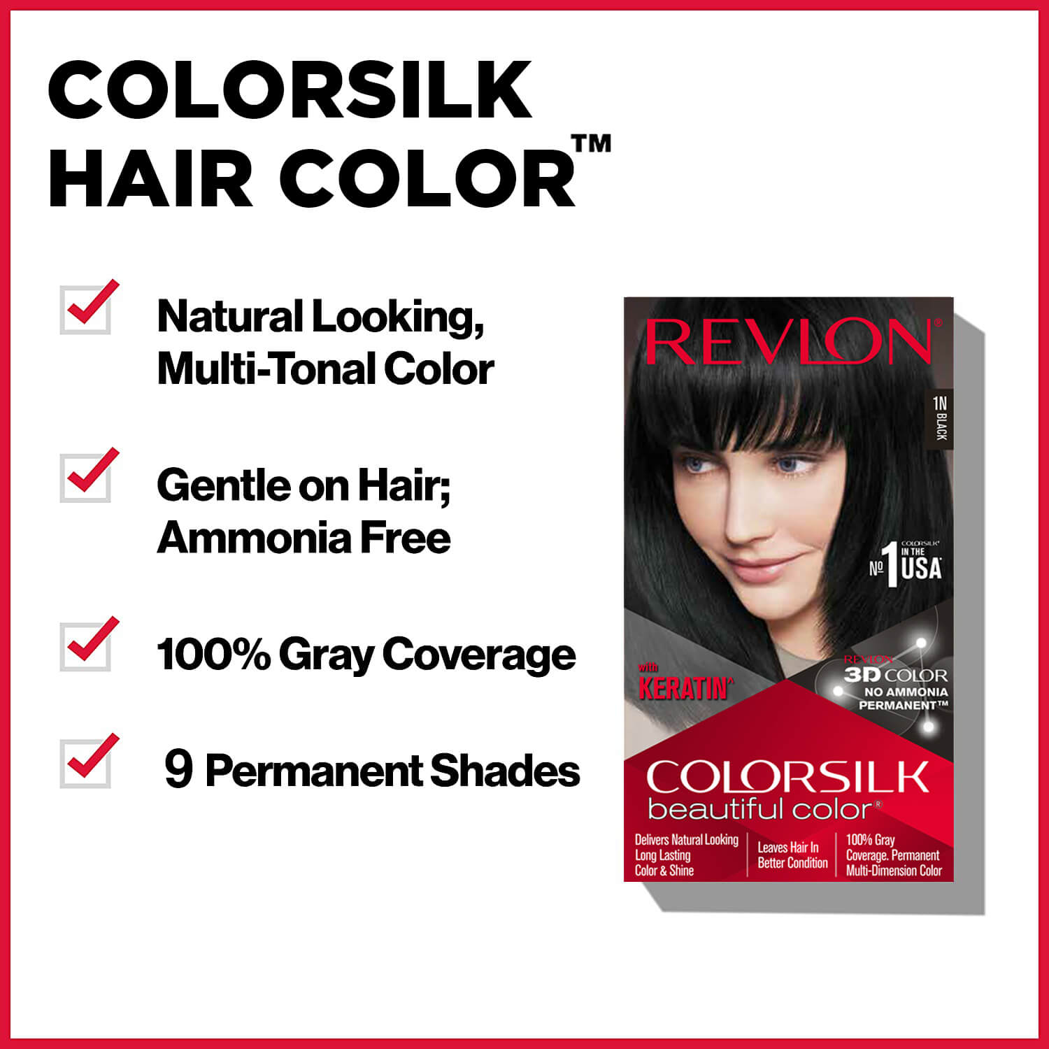 Revlon Colorsilk Beautiful Color + Outrageous Shampoo, 4G Medium Golden Brown + Shampoo, 90ml - Image 5 - Buy from Indicrest