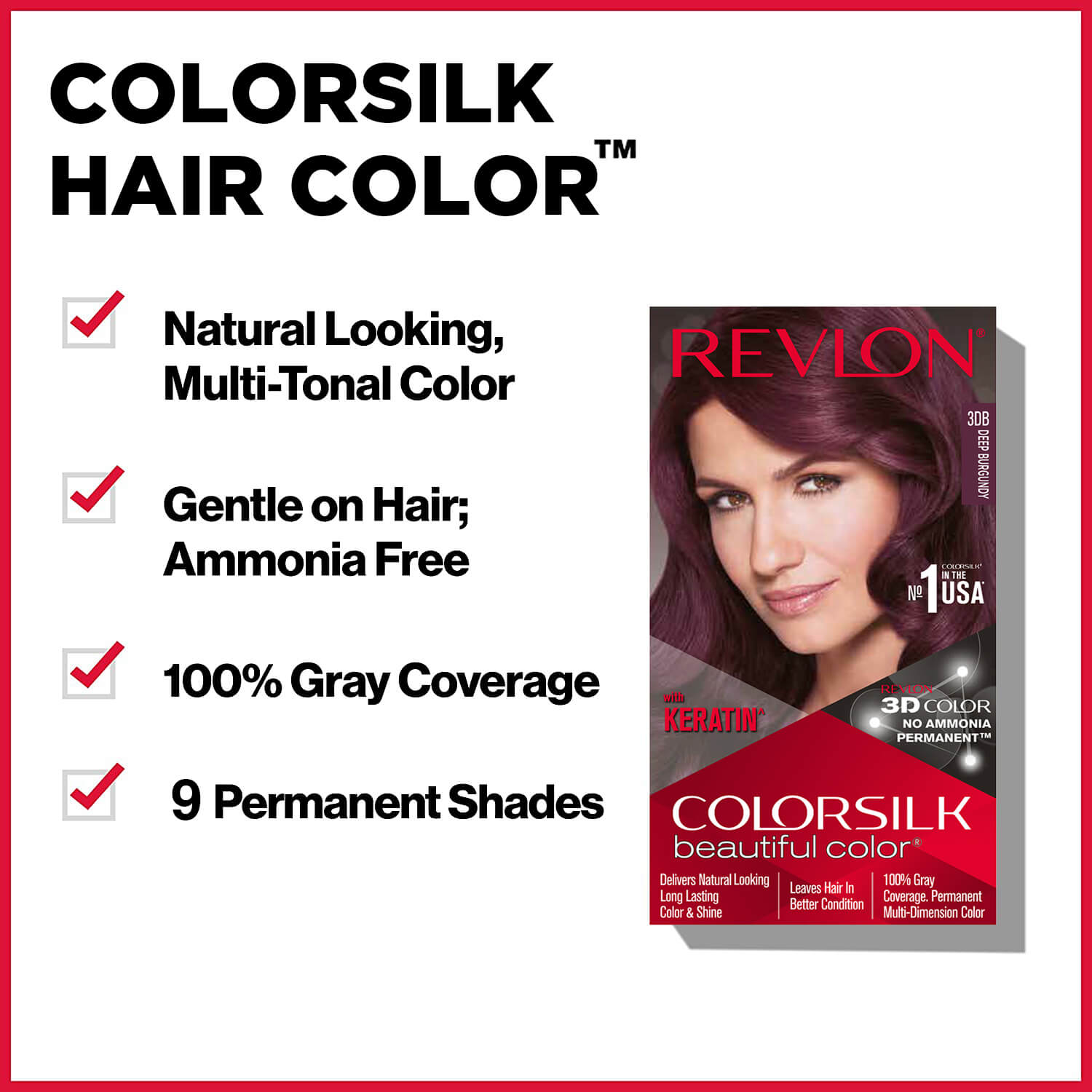Revlon Colorsilk Beautiful Color + Outrageous Shampoo, 1N Black + Shampoo, 90ml - Image 38 - Buy from Indicrest