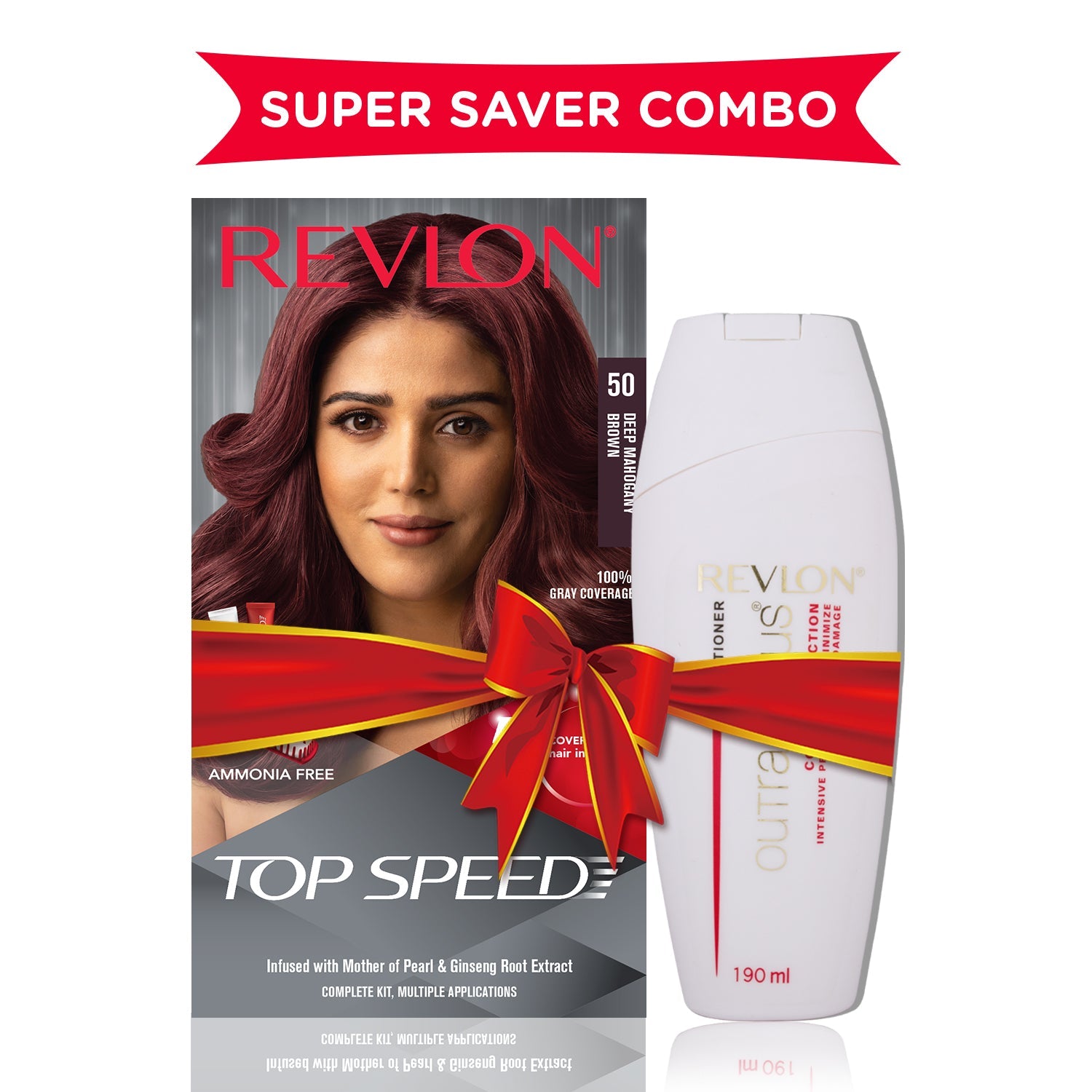 Revlon Top Speed Woman with Outrageous Conditioner 190ml, Dark Brown 65 - Image 31 - Buy from Indicrest