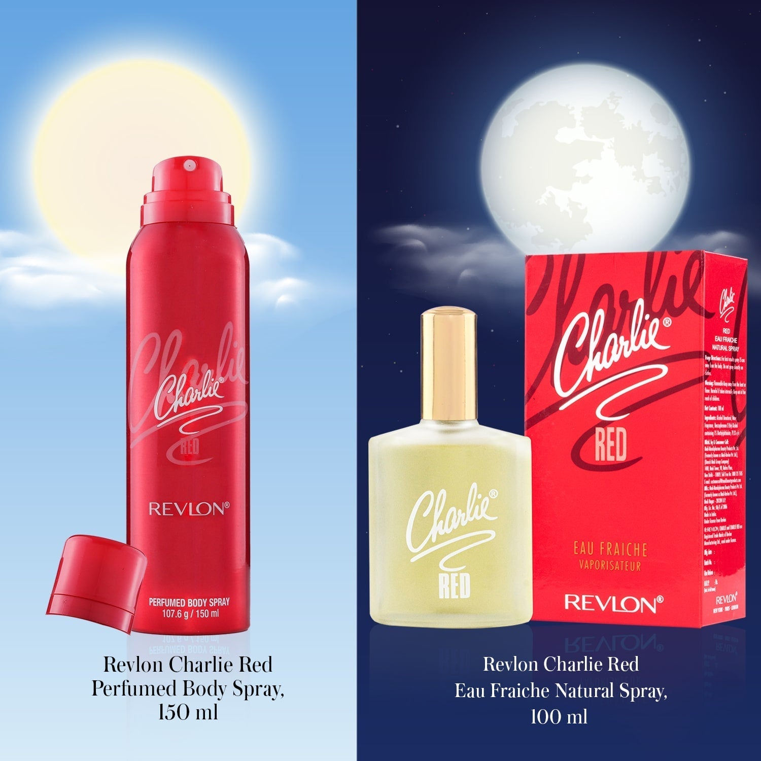 Revlon Charlie Red Combo Pack, 100+150ml - Image 4 - Buy from Indicrest