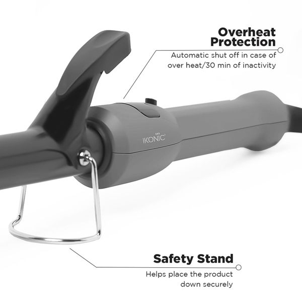 Ikonic Me Curl-me-up Hair Styler, Grey, 28 mm
