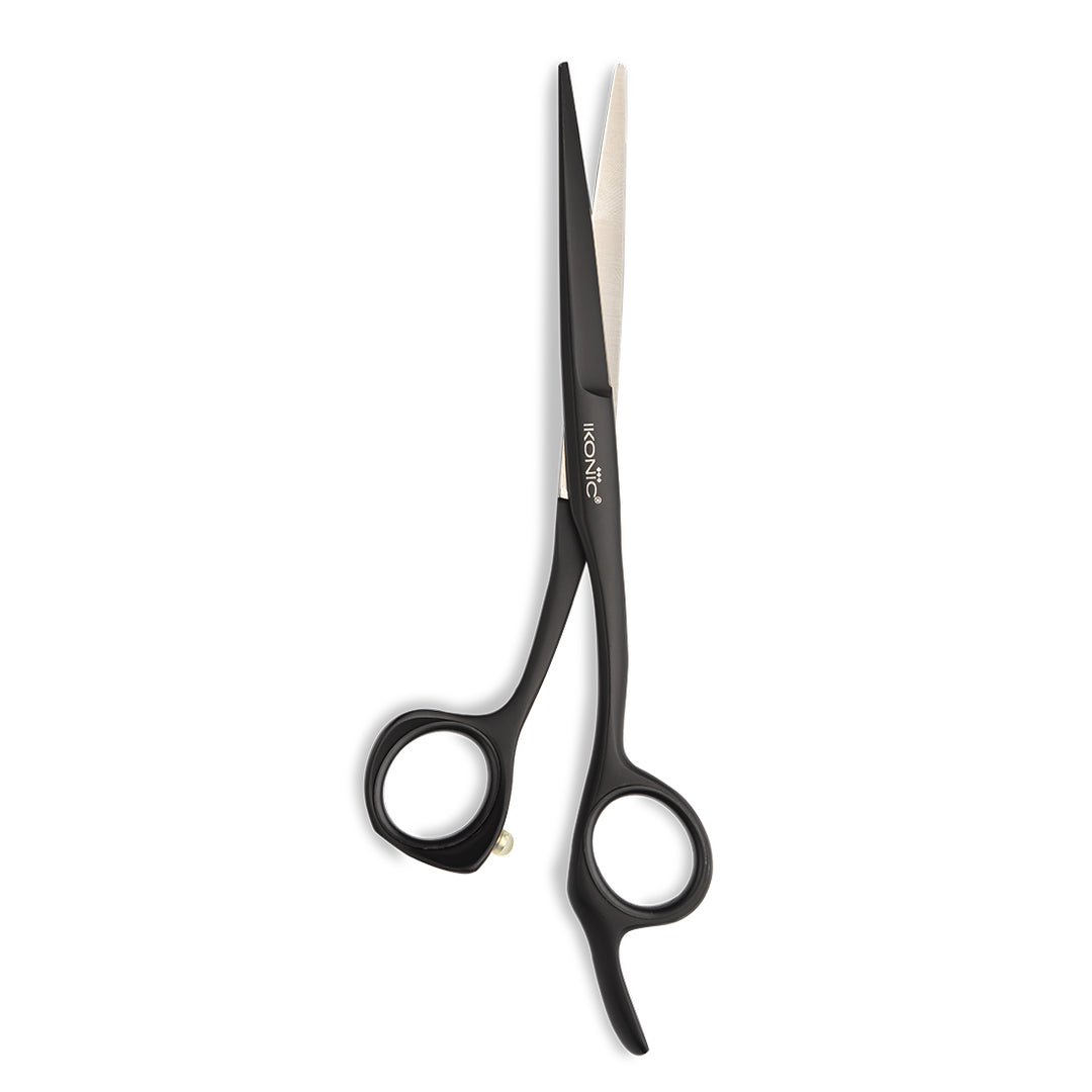 Ikonic Professional Black Titanium - 6 Inch Hair Cutting Scissor