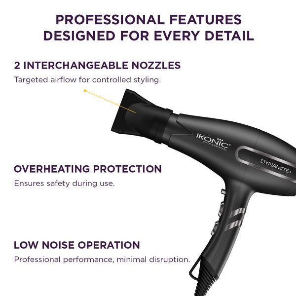 Ikonic Professional Dynamite+ Hair Dryer