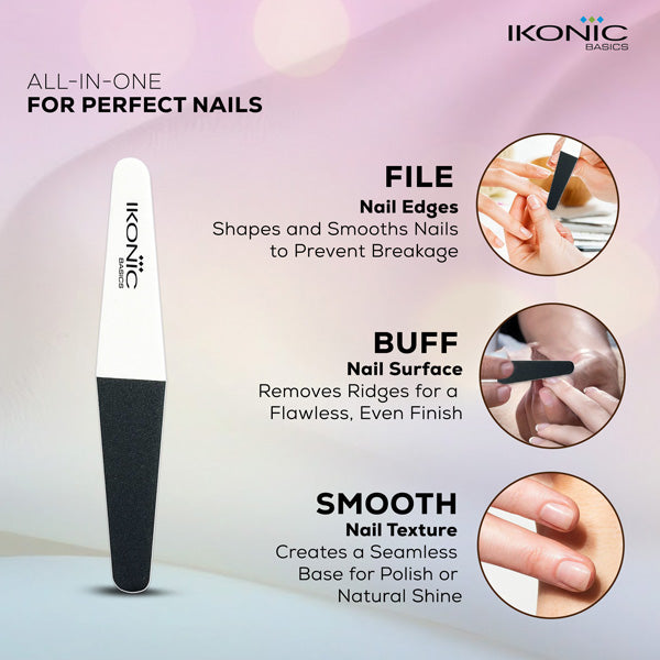 Ikonic Basics Diamond 3 Way Long Buffer IKB-722K