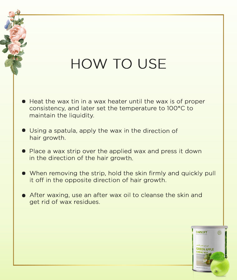 Biosoft GREEN APPLE CREAM LIPOSOLUBLE WAX - Image 5 - Buy from Indicrest