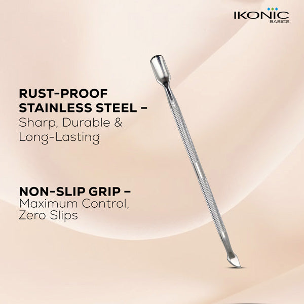 Ikonic Basics Nail Pusher & Cuticle Remover IKB-713C