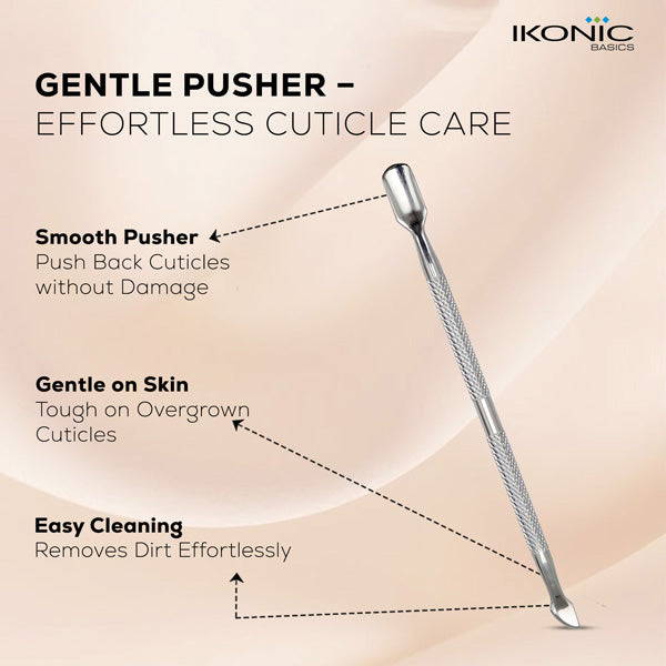 Ikonic Basics Nail Pusher & Cuticle Remover IKB-713C