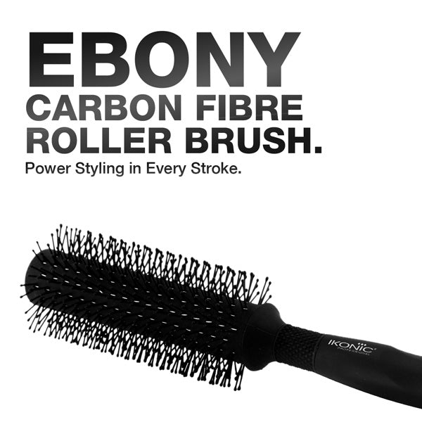 Ikonic Professional Carbon Fibre Roller Brush, CFB-25