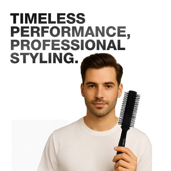 Ikonic Professional Carbon Fibre Roller Brush, CFB-25