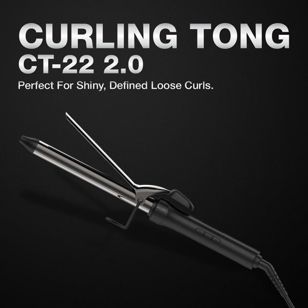 Ikonic Professional Curling Tong 2.0 Hair Curler, Size 22