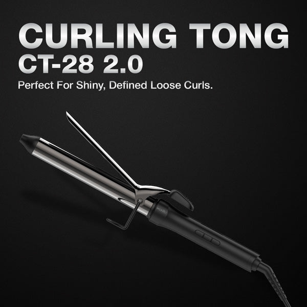 Ikonic Professional Curling Tong 2.0 Hair Curler, Size 28