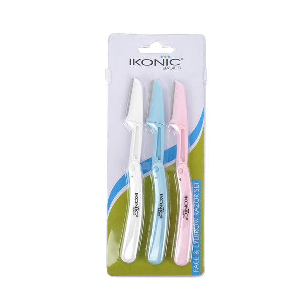 Ikonic Basics Face & Eyebrow Razor Set IKB-264-1C