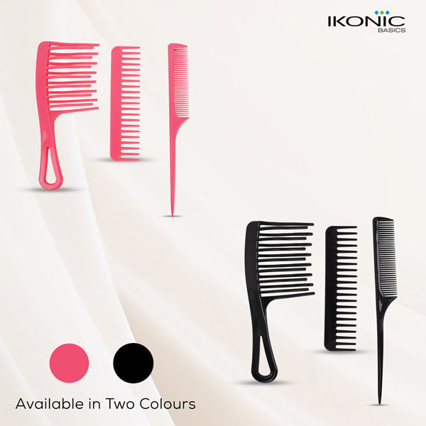 Ikonic Basics 3Pcs Comb Set IKB-702C
