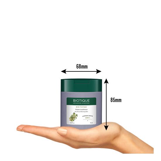 Biotique Thyme Volume & Bounce Conditioner, 180ml - Image 4 - Buy from Indicrest