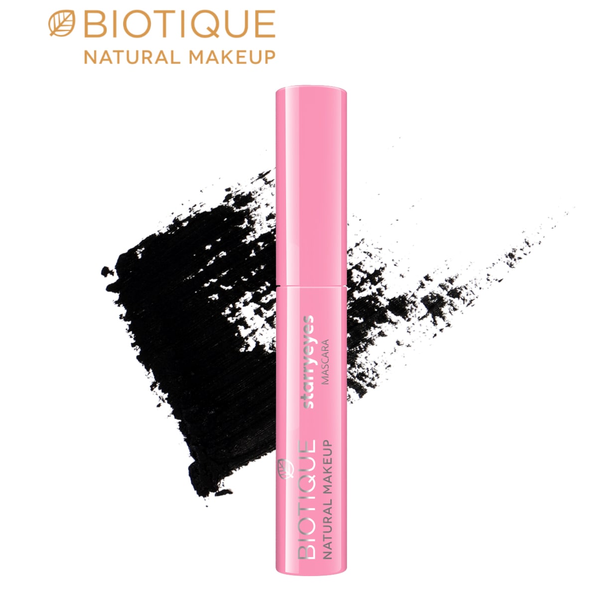 Biotique Natural Makeup Starryeyes Mascara, Ebony Black, 8ml - Image 3 - Buy from Indicrest
