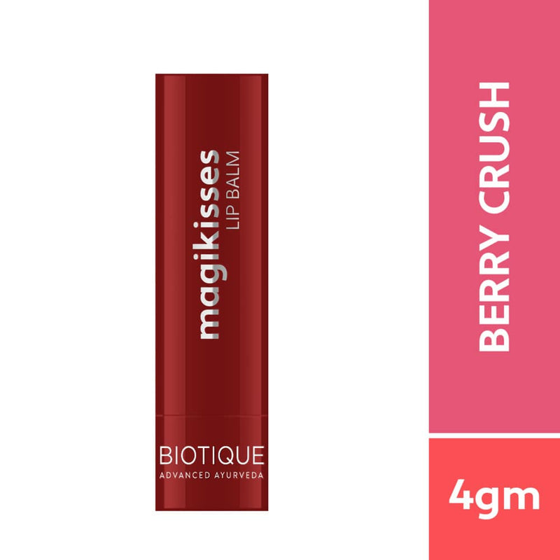 Biotique Magikisses Lip Balm, 4g - Berry Crush - Buy from Indicrest