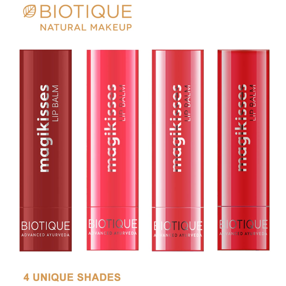 Biotique Magikisses Lip Balm, 4g - Berry Crush - Image 4 - Buy from Indicrest
