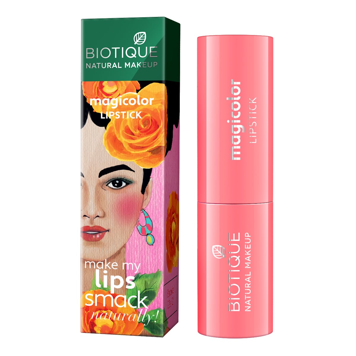 Biotique Natural Makeup Magicolor Lipstick, Stoned Rose - Buy from Indicrest