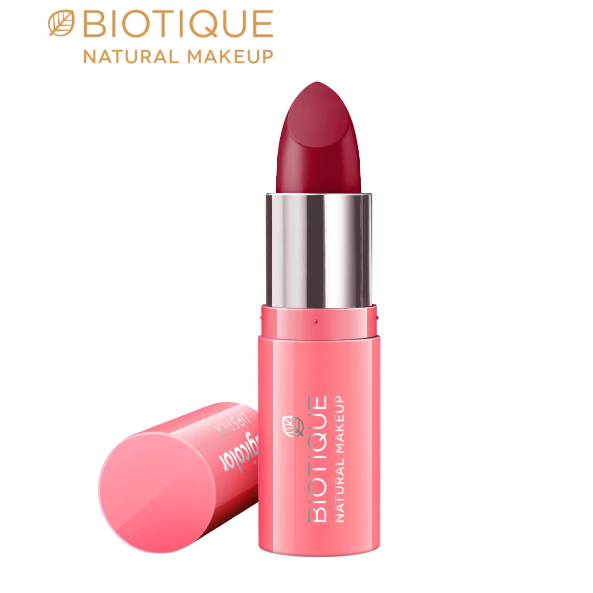 Biotique Natural Makeup Magicolor Lipstick, Ruby Rush ( Red Velvet ) - Image 8 - Buy from Indicrest