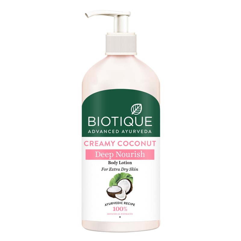 Biotique Creamy Coconut Deep Nourish Body Lotion, 300ml - Image 2 - Buy from Indicrest