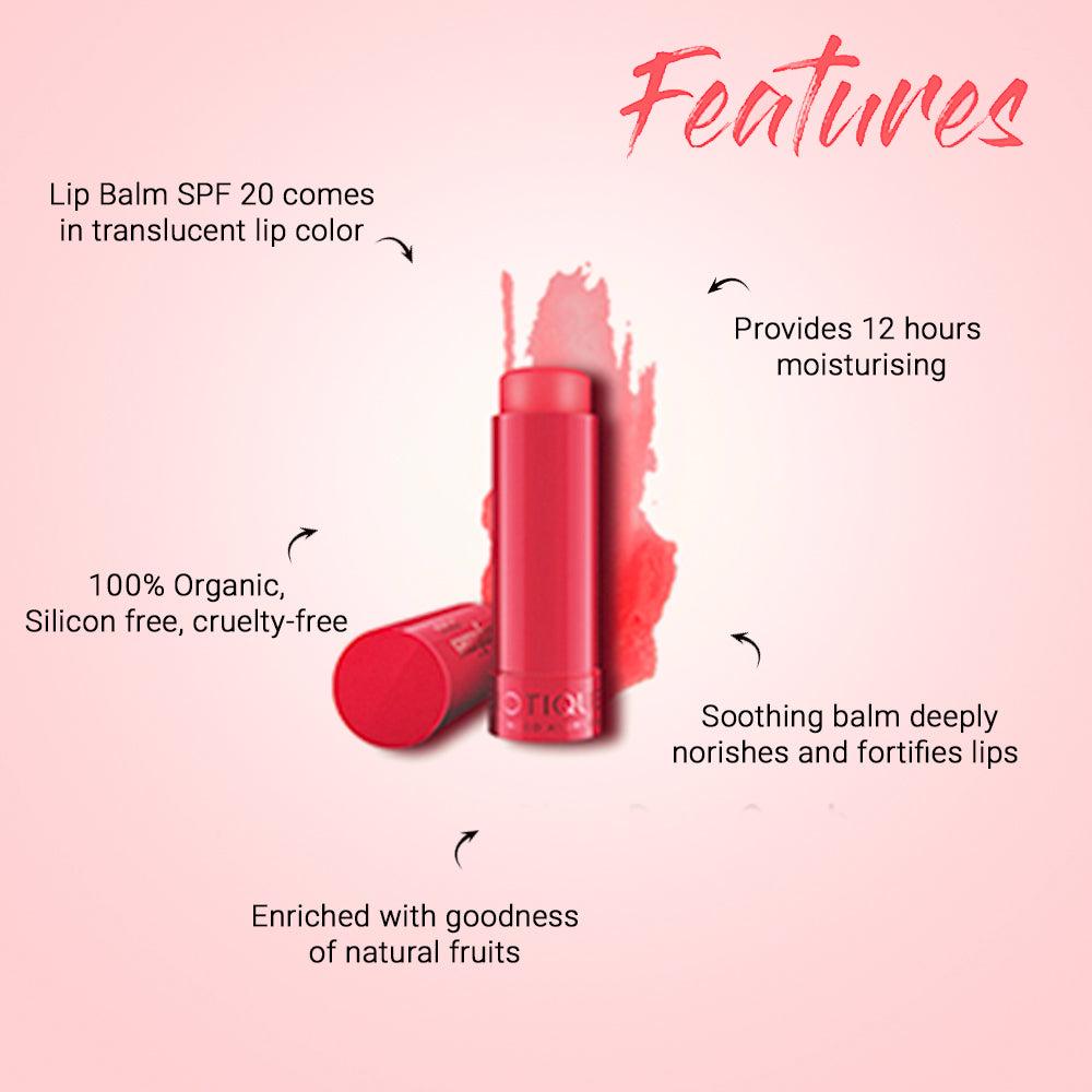 Biotique Magikisses Lip Balm, 4g - Peach It - Image 4 - Buy from Indicrest