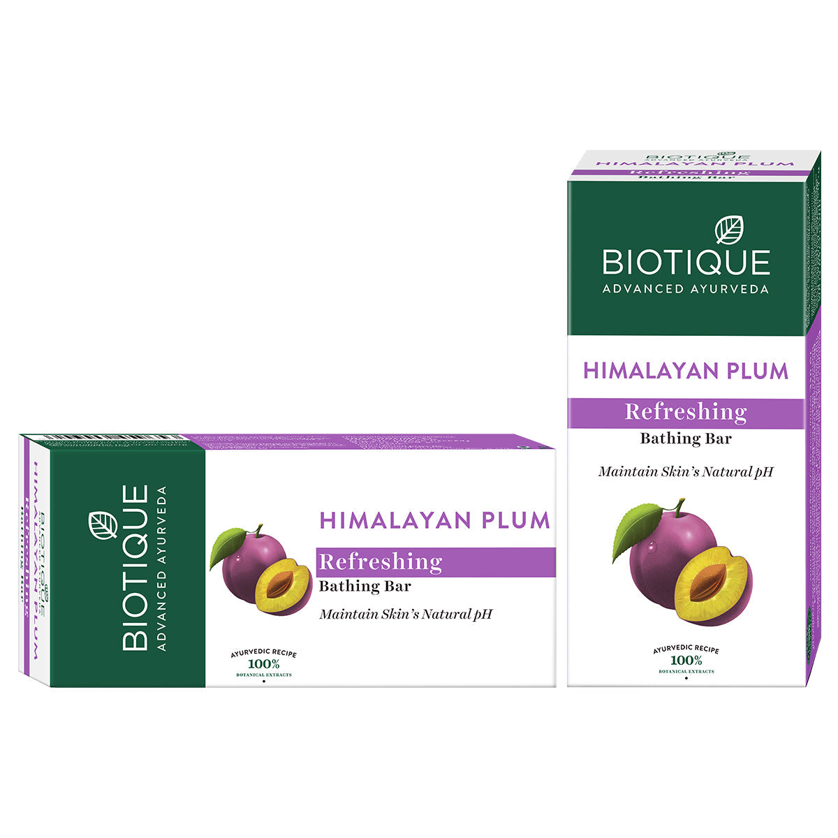 Biotique Himalayan Plum Refreshing Bathing bar, 150g - Image 2 - Buy from Indicrest