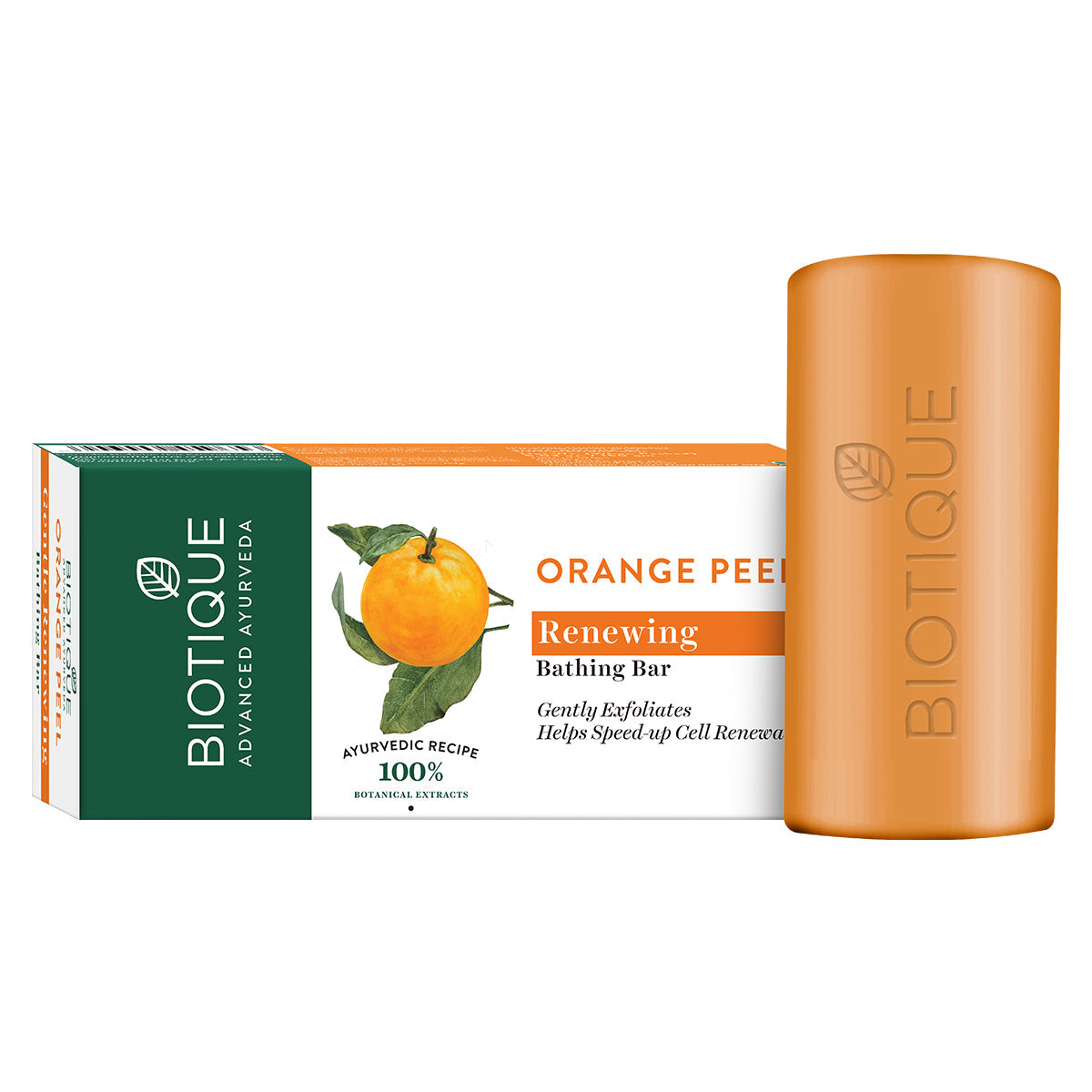 Biotique Orange Peel Renewing Bathing Bar, 150g - Buy from Indicrest