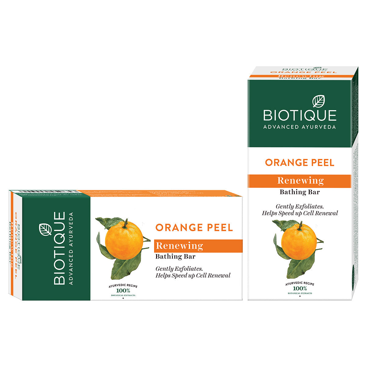 Biotique Orange Peel Renewing Bathing Bar, 150g - Image 2 - Buy from Indicrest