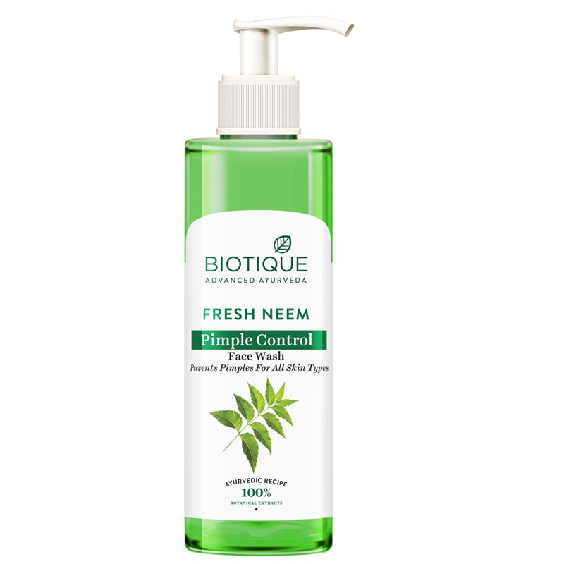 Biotique Fresh Neem Pimple Control Face Wash, 150ml - Image 4 - Buy from Indicrest