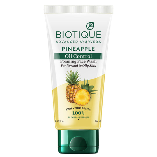 Biotique Pineapple Oil Control Foaming Face Wash, 150ml - Buy from Indicrest